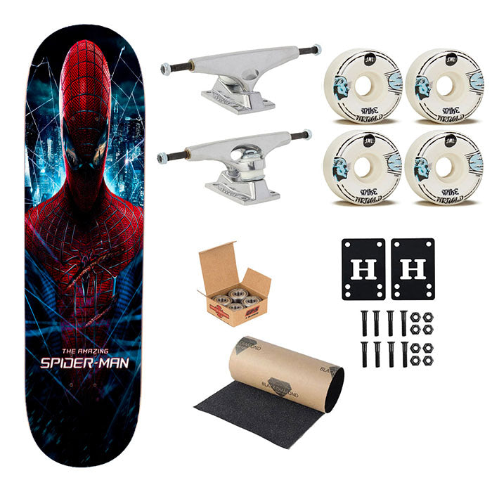 The Amazing Spiderman Skateboard Complete Board 8.0" X 31.75"
