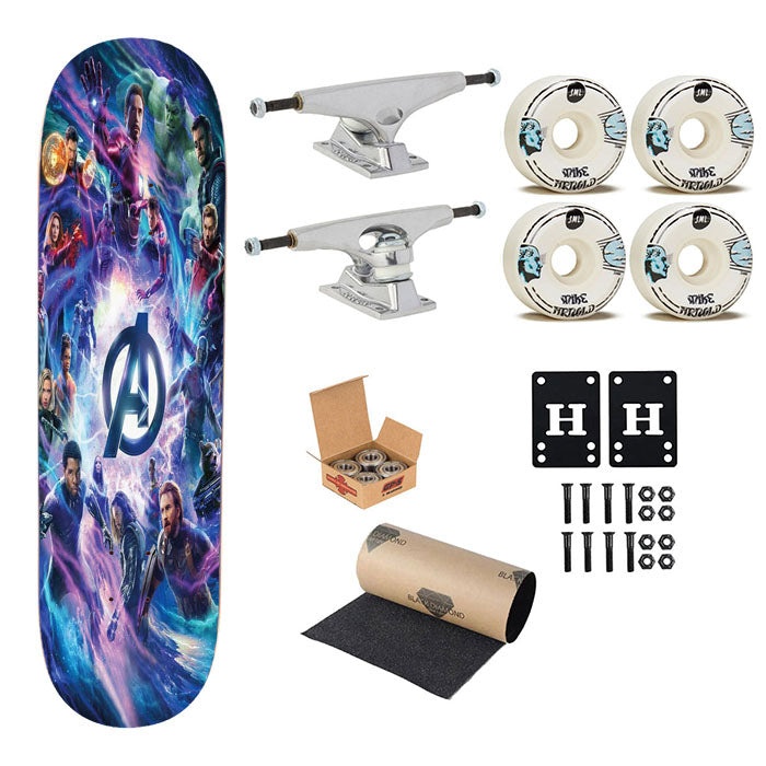 The Avengers Begins Skateboard Complete Board 8.0" X 31.75"
