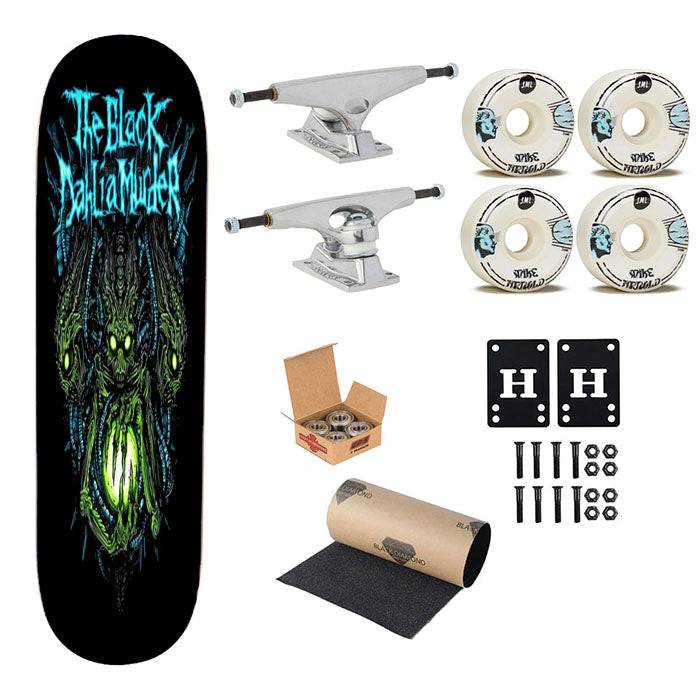The Black Dahlia Murder Art Alien Skateboard Complete Board 8.0" X 31.75"