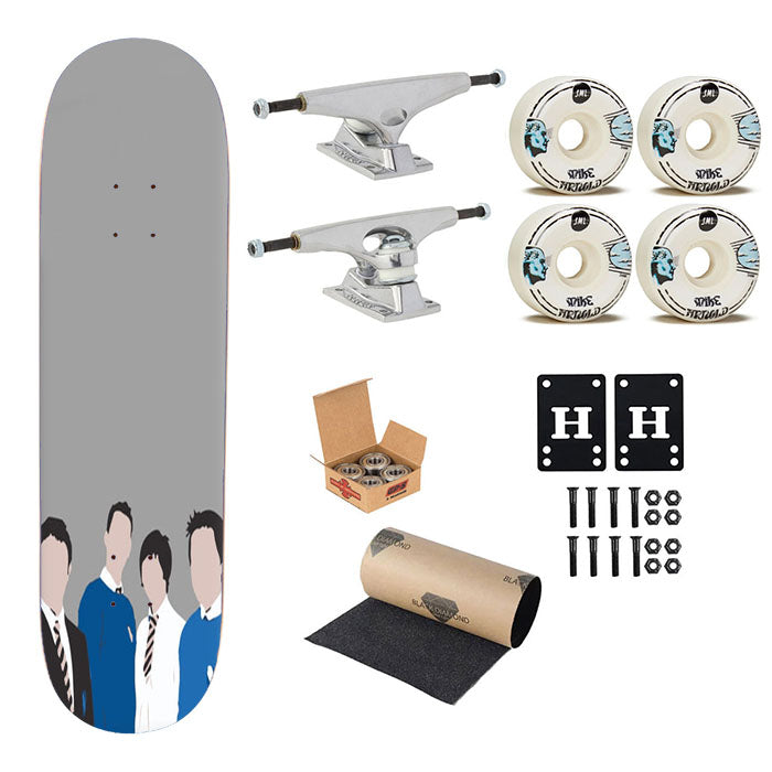 The Cartoon Inbetween Skateboard Complete Board 8.0" X 31.75"