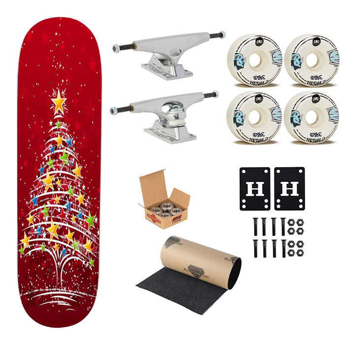 The Christmas Tree Skateboard Complete Board 8.0" X 31.75"