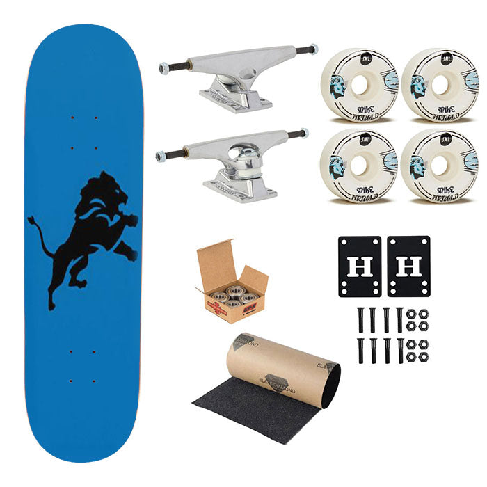 The D Is Detroit Lions Skateboard Complete Board 8.0" X 31.75"