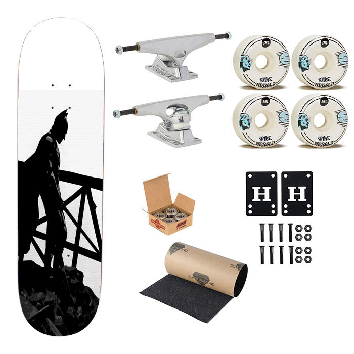 The Dark Knight Batman Skateboard Complete Board 8.0" X 31.75"