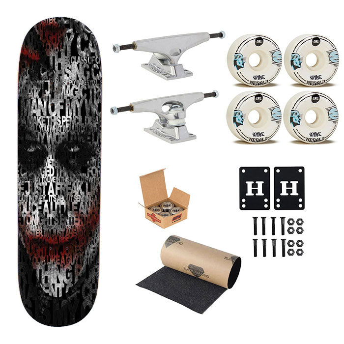 The Dark Knight The Joker Skateboard Complete Board 8.0" X 31.75"