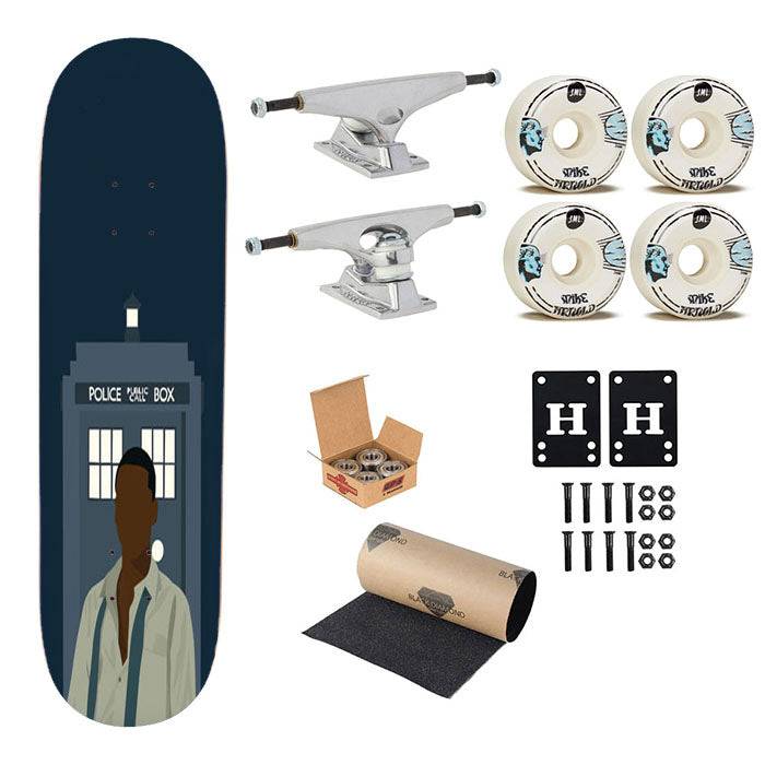 The Doctor Skateboard Complete Board 8.0" X 31.75"