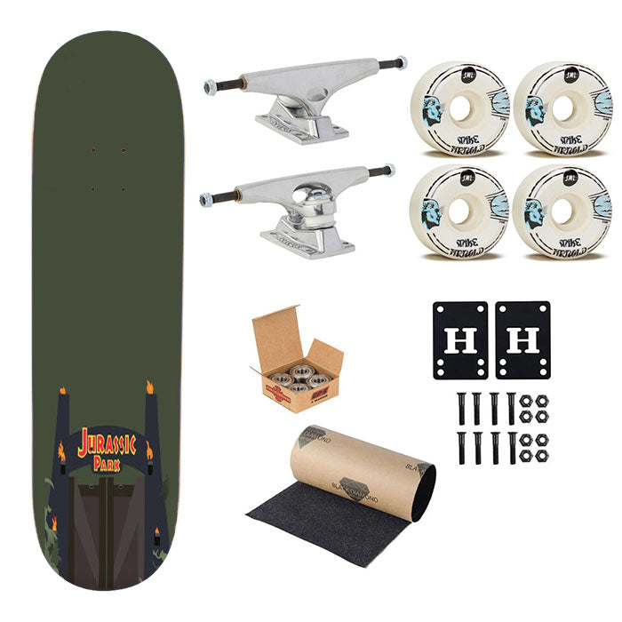 The Gate - Dinosaur Park Skateboard Complete Board 8.0" X 31.75"