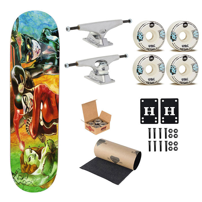 The Gotham City Sirens Skateboard Complete Board 8.0" X 31.75"