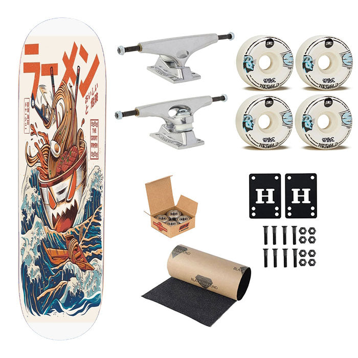The Great Ramen Off Kanagawa Skateboard Complete Board 8.0" X 31.75"