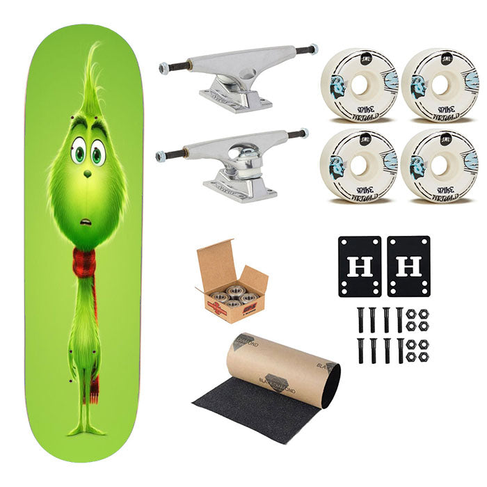 The Grinch Skateboard Complete Board 8.0" X 31.75"