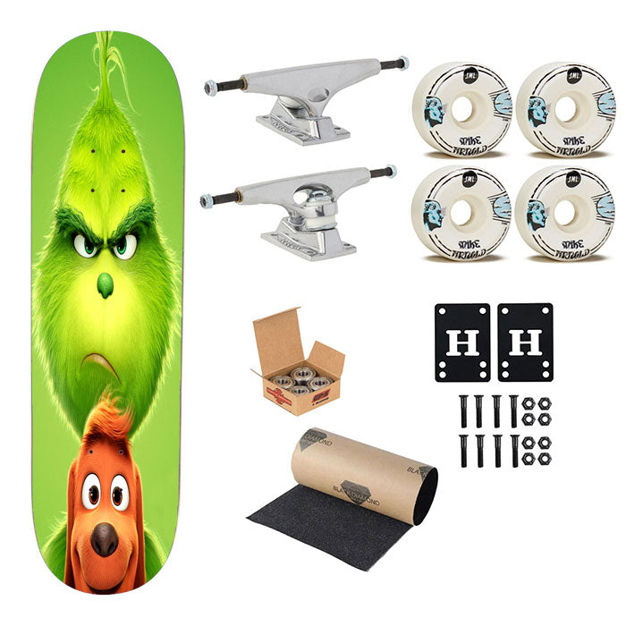 The Grinch Poster 2018 Skateboard Complete Board 8.0" X 31.75"