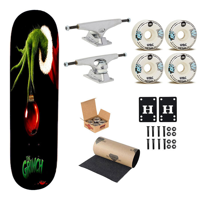 The Grinch Stole Christmas Movie Poster Skateboard Complete Board 8.0" X 31.75"