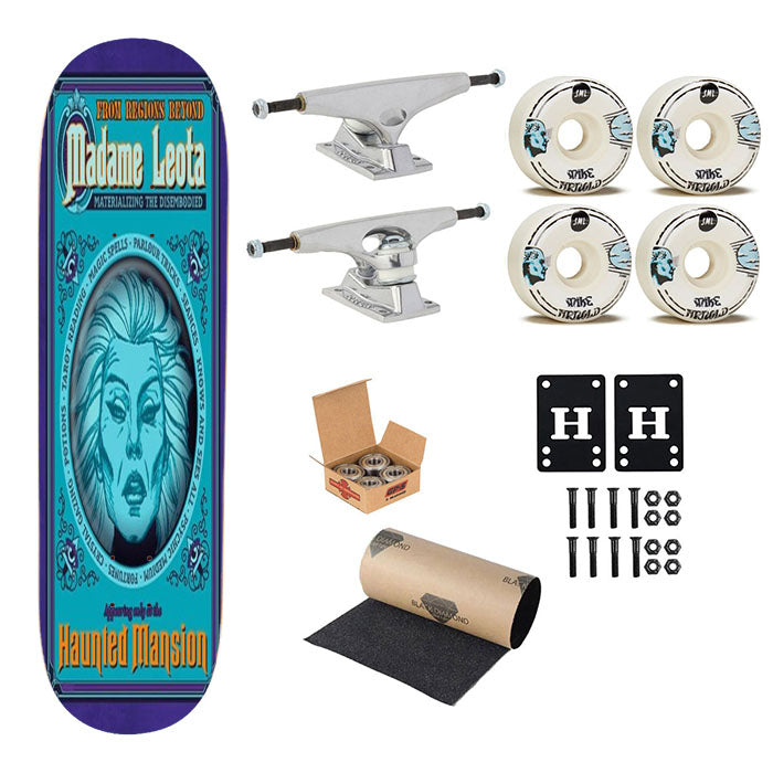 The Haunted Mansion Madame Leota Skateboard Complete Board 8.0" X 31.75"