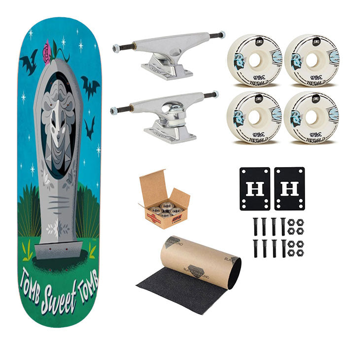 The Haunted Mansion Tomb Sweet Tomb Skateboard Complete Board 8.0" X 31.75"