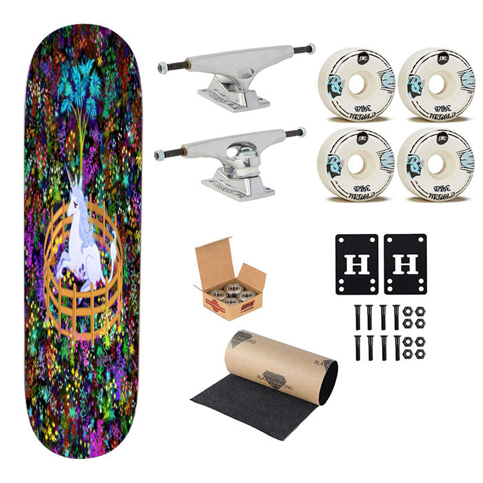 The Last Unicorn In Captivity Skateboard Complete Board 8.0" X 31.75"
