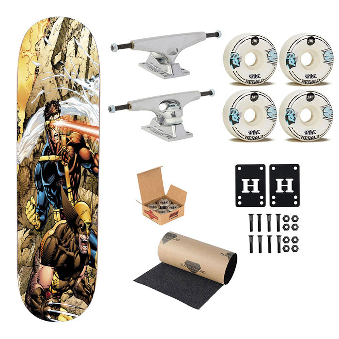 The Legend X Men Heroes Skateboard Complete Board 8.0" X 31.75"