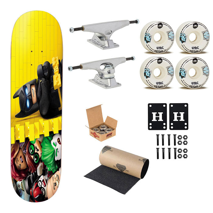 The Lego Batman Movie Skateboard Complete Board 8.0" X 31.75"