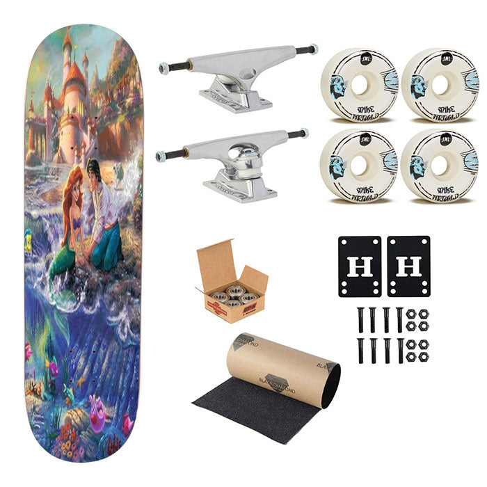 The Little Mermaid Skateboard Complete Board 8.0" X 31.75"