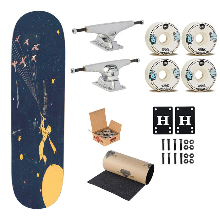 The Little Prince Le Petit Novella Antoine De Saint Skateboard Complete Board 8.0" X 31.75"