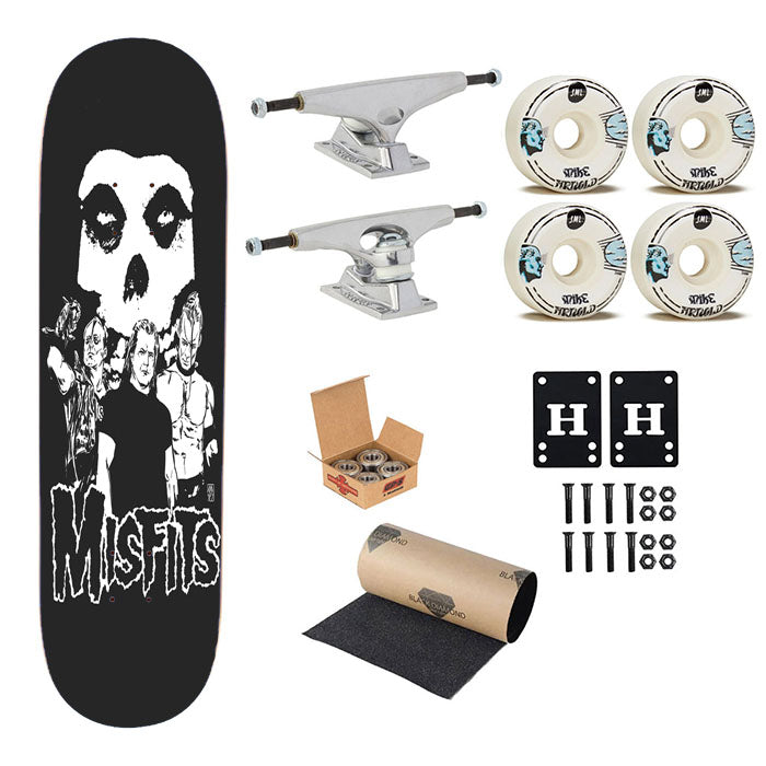 The Misfitss Skateboard Complete Board 8.0" X 31.75"