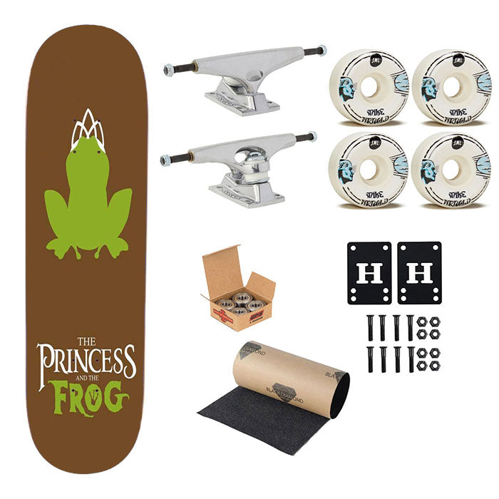 The Princess And The Frog Icon Skateboard Complete Board 8.0" X 31.75"