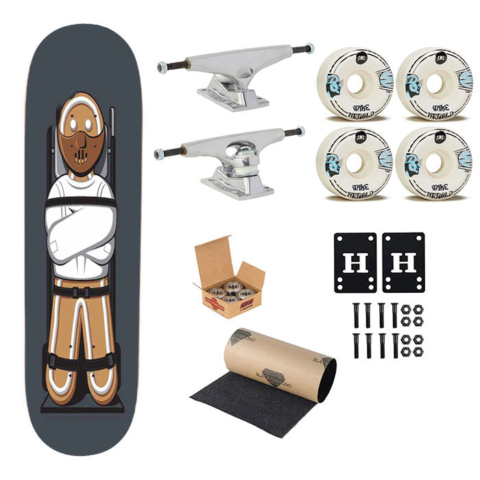 The Silence Of The Lambs Icon Art Skateboard Complete Board 8.0" X 31.75"