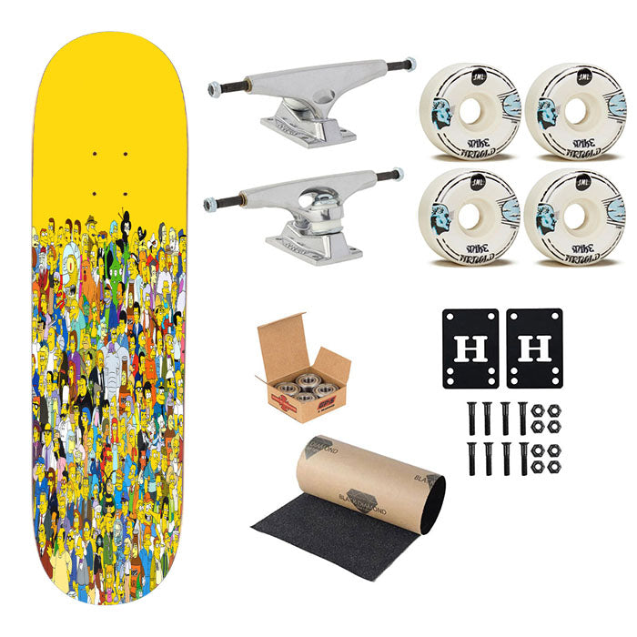 The Simpsons Skateboard Complete Board 8.0" X 31.75"