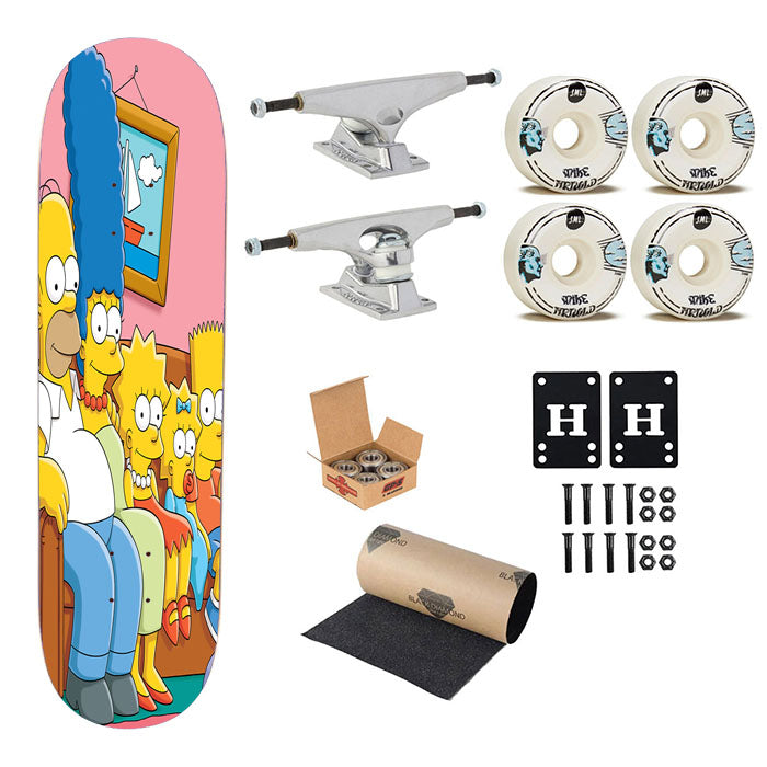 The Simpsons Original Skateboard Complete Board 8.0" X 31.75"