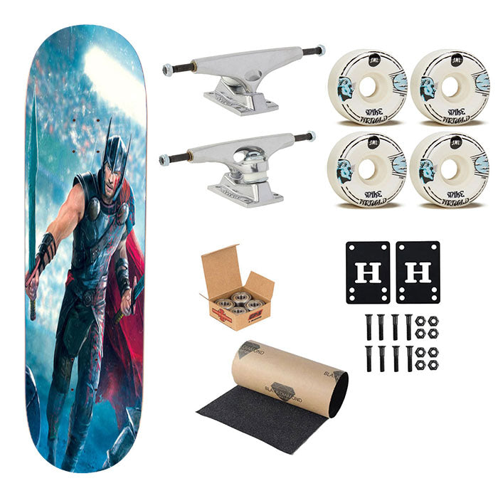 The Thor Ragnarok Skateboard Complete Board 8.0" X 31.75"