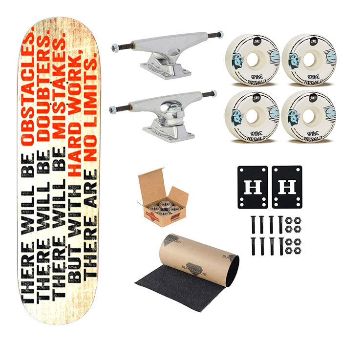 There Will Be Nike Skateboard Complete Board 8.0" X 31.75"