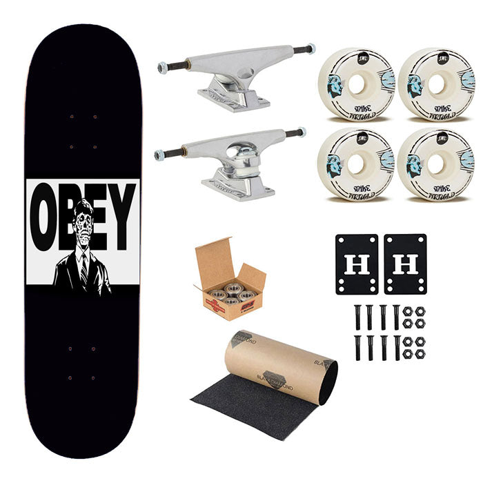 They Live Obey Skateboard Complete Board 8.0" X 31.75"