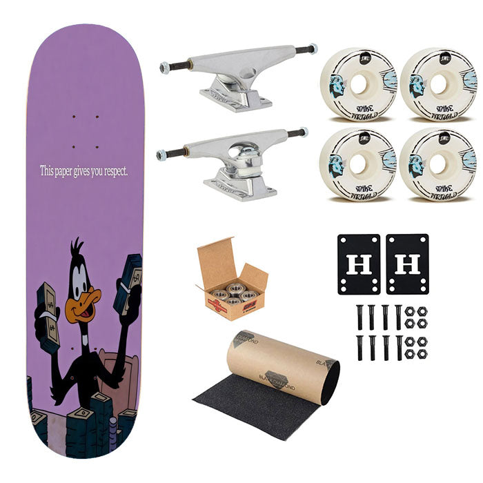 This Paper Give You Respect Skateboard Complete Board 8.0" X 31.75"