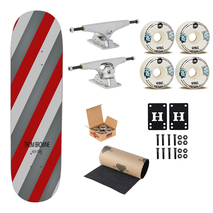 Thom Browne Color Pattern Skateboard Complete Board 8.0" X 31.75"