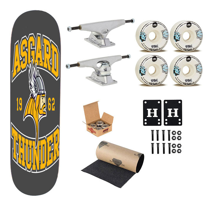 Thor Asgard Logo Skateboard Complete Board 8.0" X 31.75"