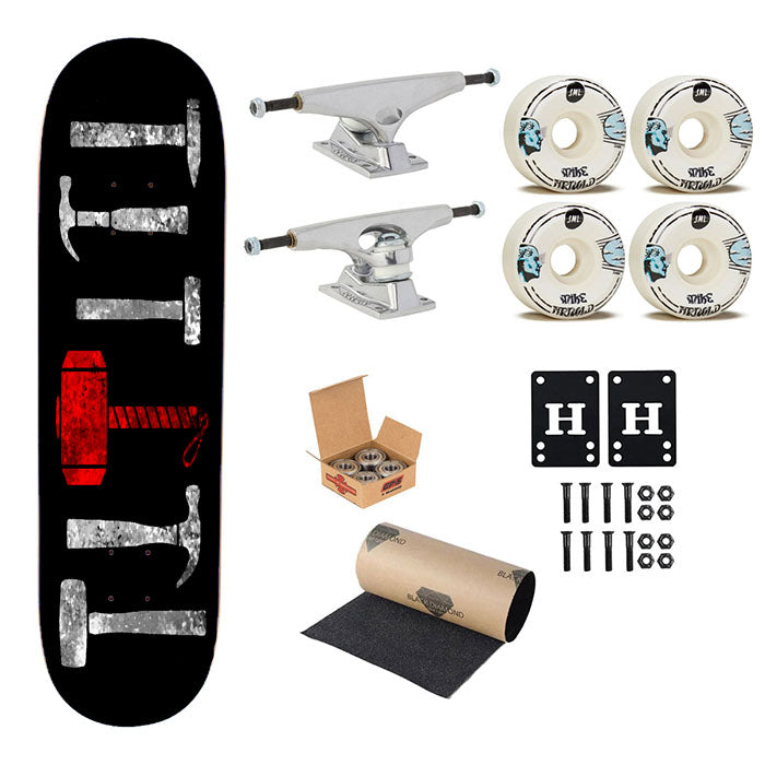 Thor Hammer Time Skateboard Complete Board 8.0" X 31.75"