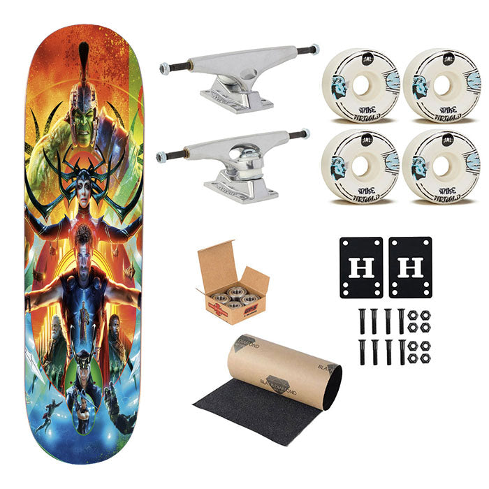 Thor Ragnarok Art Skateboard Complete Board 8.0" X 31.75"
