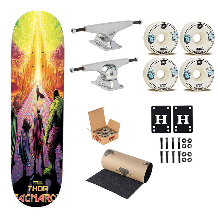 Thor Ragnarok Artwork Skateboard Complete Board 8.0" X 31.75"