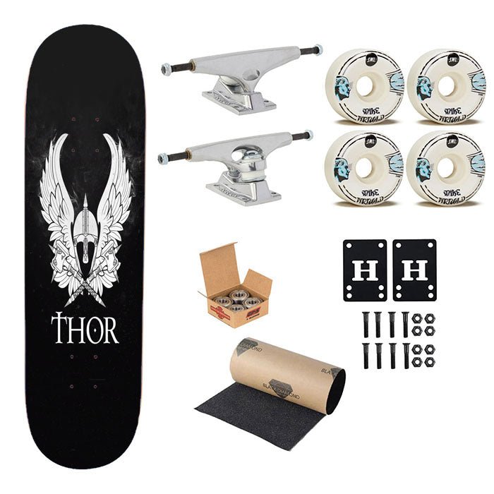 Thor Simple Logo Skateboard Complete Board 8.0" X 31.75"
