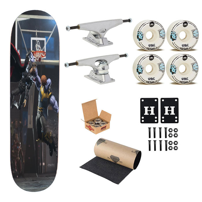Thor Thanos 1 On 1 Basketball Skateboard Complete Board 8.0" X 31.75"