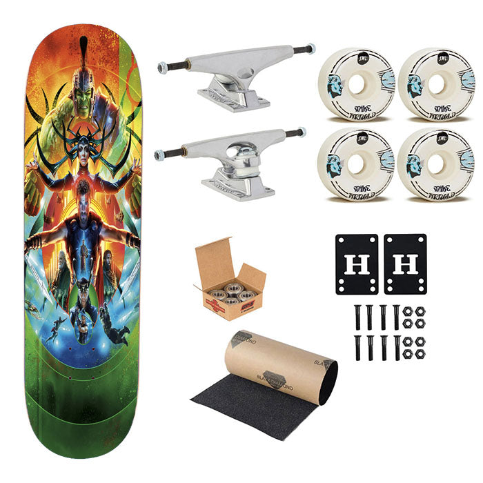 Thor The Dark World Poster Skateboard Complete Board 8.0" X 31.75"