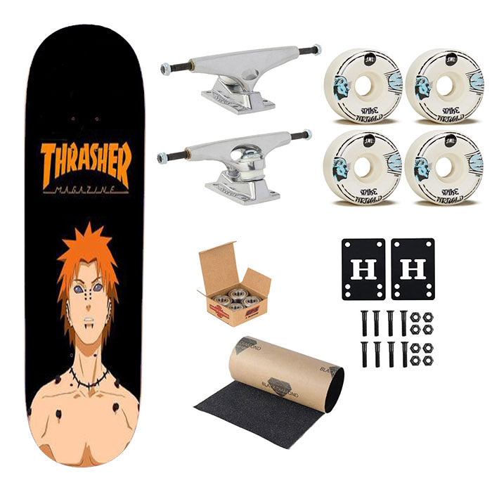 Thrasher Magazine Naruto Skateboard Complete Board 8.0" X 31.75"