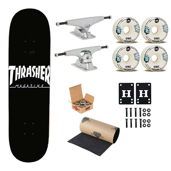 Thrasher Magazine Skate Skateboard Complete Board 8.0" X 31.75"