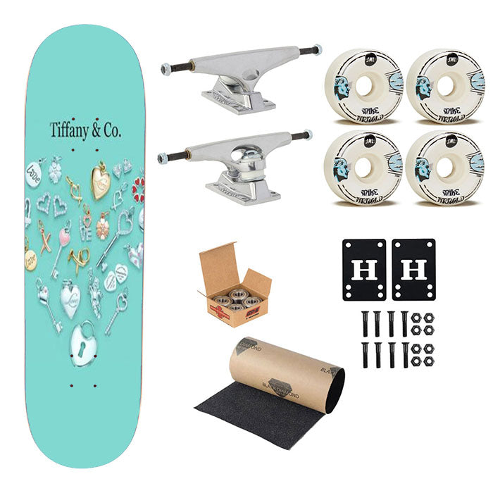 Tiffany And Co Love Skateboard Complete Board 8.0" X 31.75"
