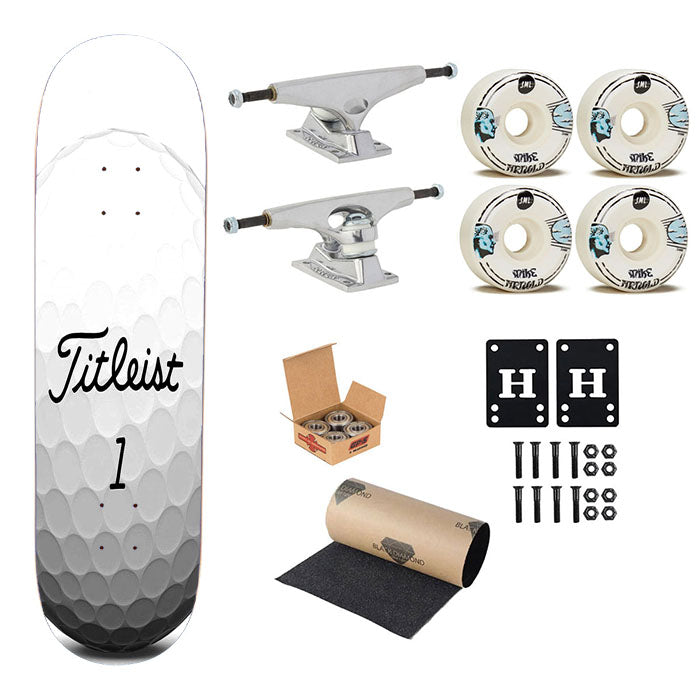 Titleist Ball Skateboard Complete Board 8.0" X 31.75"