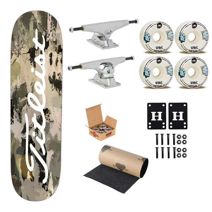 Titleist Illest Camouflage Wallpaper Skateboard Complete Board 8.0" X 31.75"