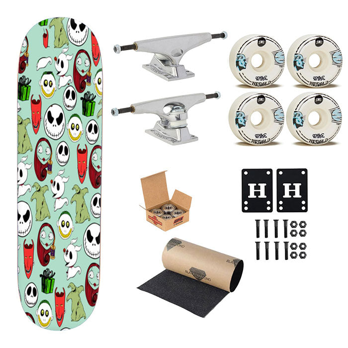 Tnbc Characters Pattern Skateboard Complete Board 8.0" X 31.75"