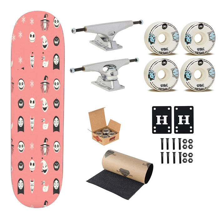 Tnbc Pattern Skateboard Complete Board 8.0" X 31.75"