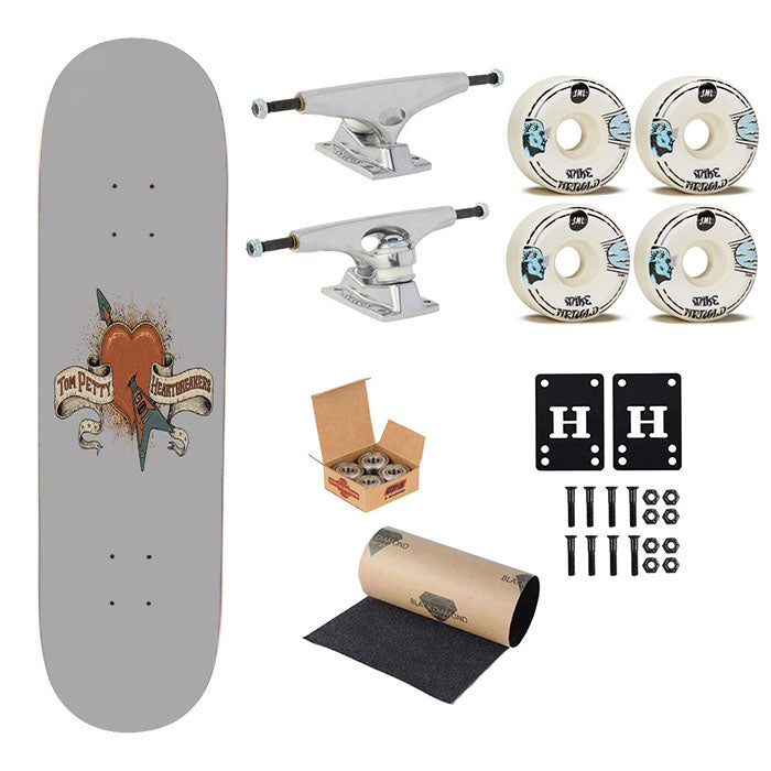 Tom Petty And The Heartbreakers Skateboard Complete Board 8.0" X 31.75"