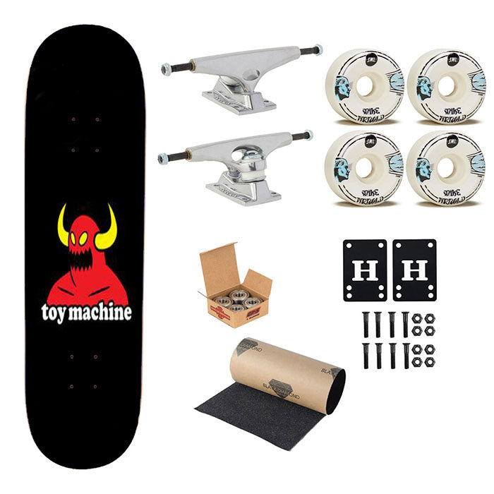 Toy Machine Skateboard Logo Skateboard Complete Board 8.0" X 31.75"