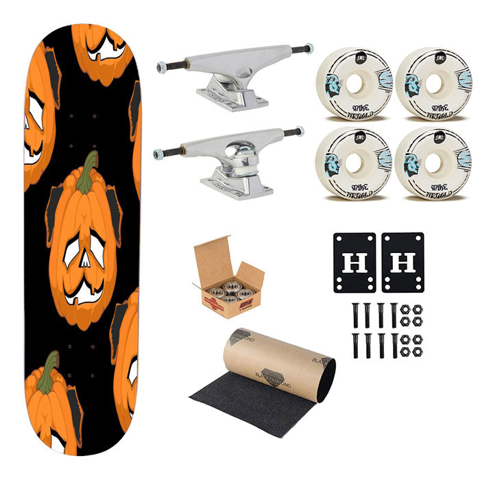 Trick Or Treat Pug Halloween Skateboard Complete Board 8.0" X 31.75"