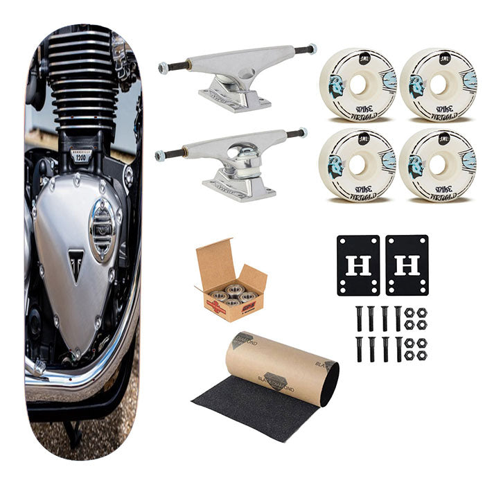 Triumph Bonneville Skateboard Complete Board 8.0" X 31.75"